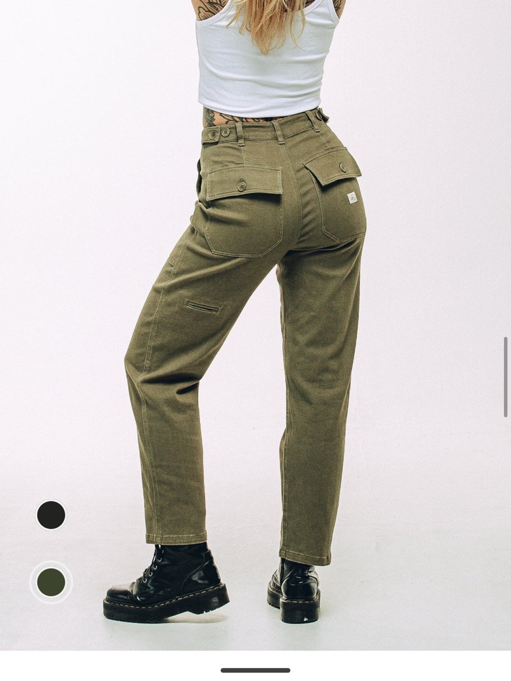 P&Co Olive Fatigue Pants